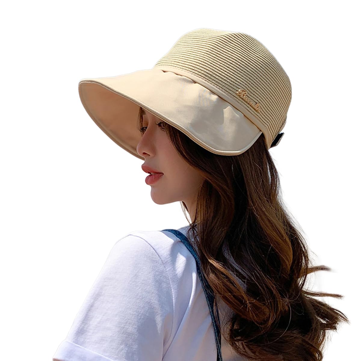 PALAY Straw Hat for Women Summer Wide Brim Sun Hats for Women Elegant Beach Hat for Women UV Protection Cap Summer Hats for Women - Breathable, Beige PALAY Straw Hat for Women Summer Wide Brim Sun Hats for Women Elegant Beach Hat for Women UV Protection Cap Summer Hats for Women - Breathable, Beige